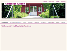 Tablet Screenshot of malatelier-turicum.ch